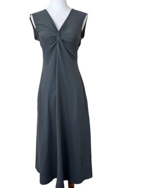 Patagonia Bandha Midi Dress - Charcoal Gray